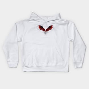 Wings of Dragon ( Red Dragon Wings ) Kids Hoodie